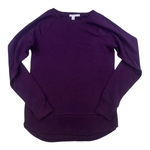 Threads 4 Thought Plum Fleece Lined Crewneck Sweatshirt XS NWT - Picture 14 of 16